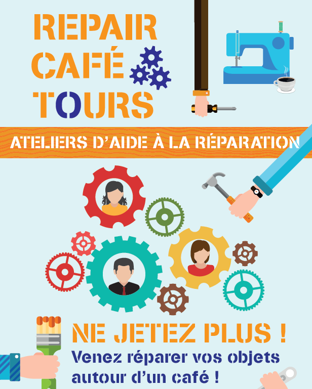 L’atelier Repair Café Tours : Ne jetez plus !