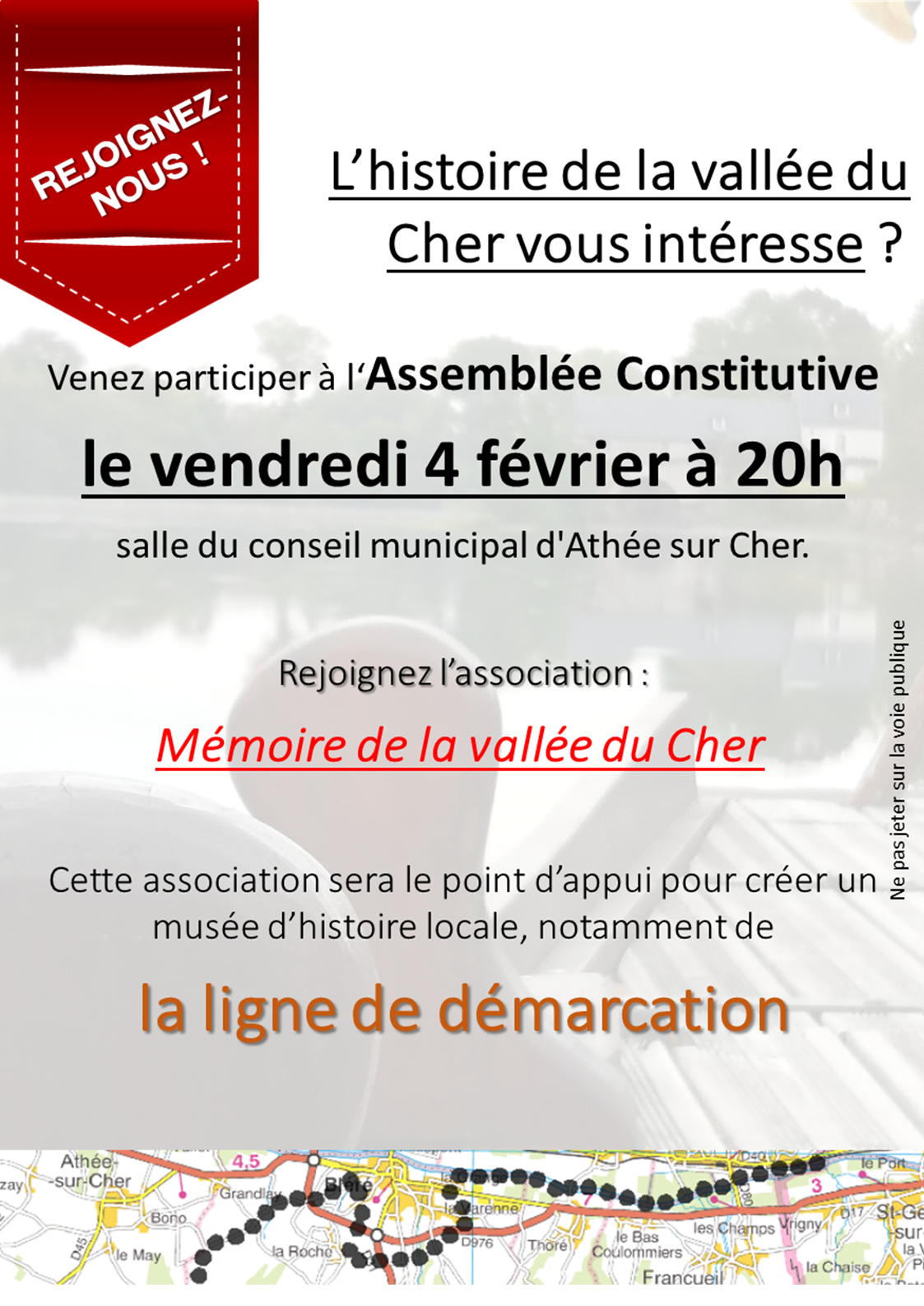 Rejoignez l’association « Mémoire de la vallée du cher »