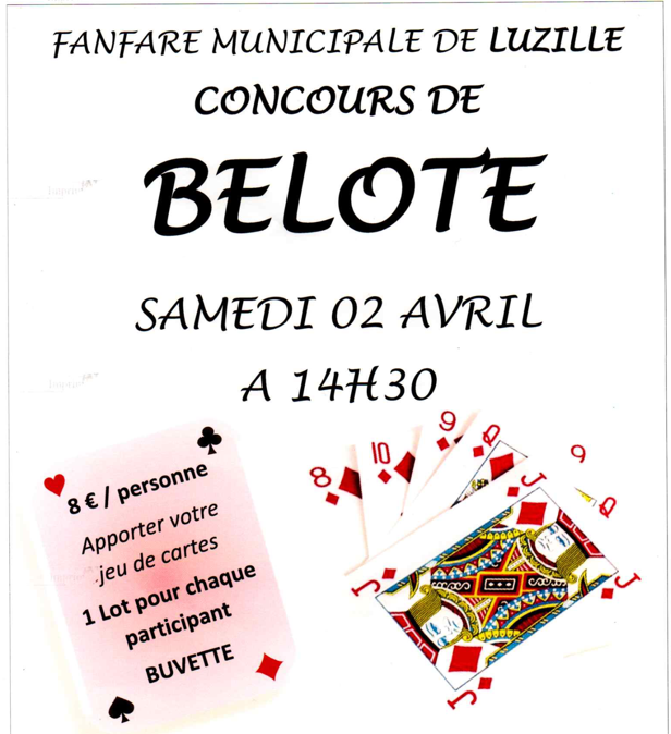 Fanfare Municipale : Concours de belote