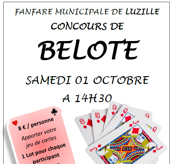 Fanfare Municipale : Concours de belote