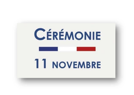 Invitation à la cérémonie du 11 novembre