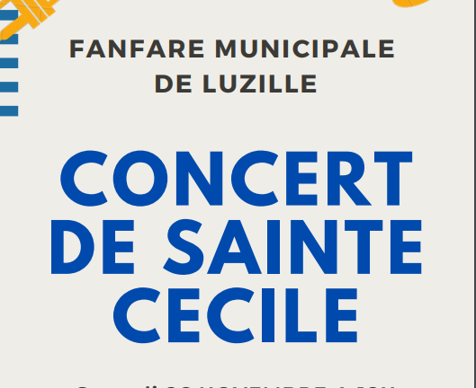 Fanfare Municipale : concert de Sainte-Cécile