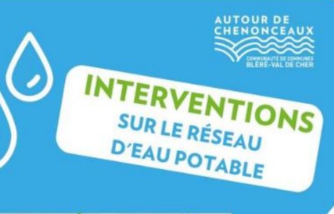 Interventions sur le réseau d’eau potable