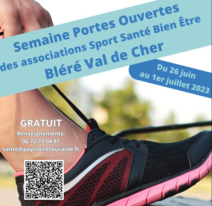 Semaine portes ouvertes des associations Sport Santé Bien être Bléré Val de Cher