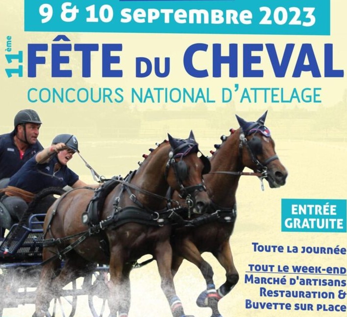 Concours national d’attelage – 9 et 10 Septembre 2023 à Luzillé