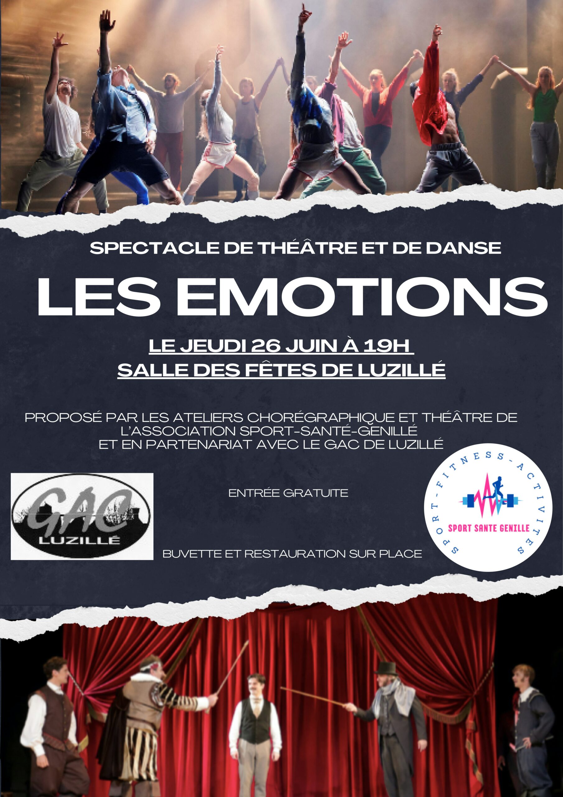 🎭 « Les Émotions » : Un Spectacle de Théâtre et de Danse