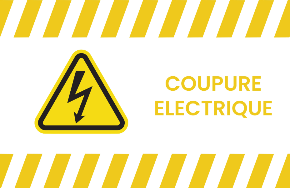 Coupure d’électricité pour travaux