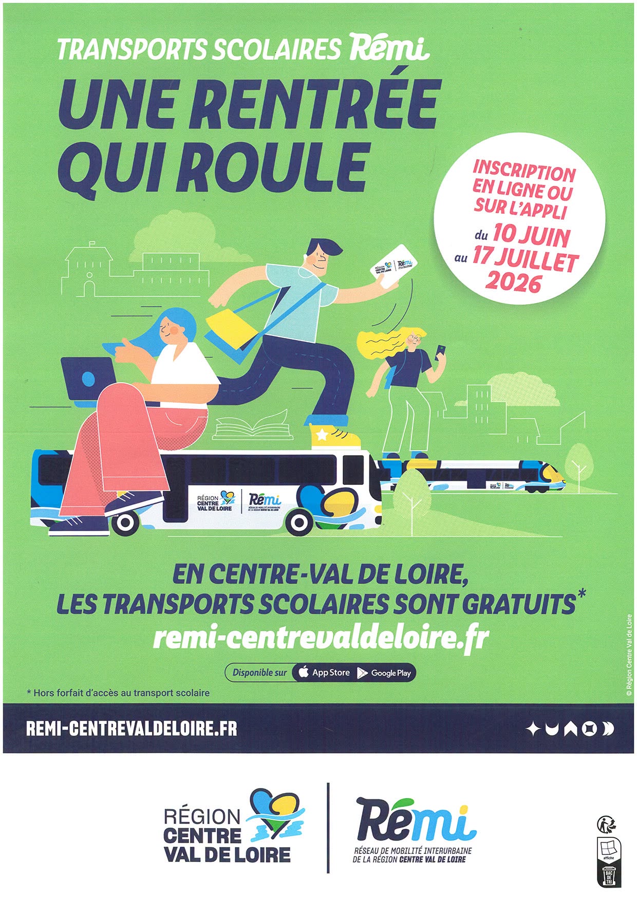 Ouverture des inscriptions pour le transport scolaire 2026-2027