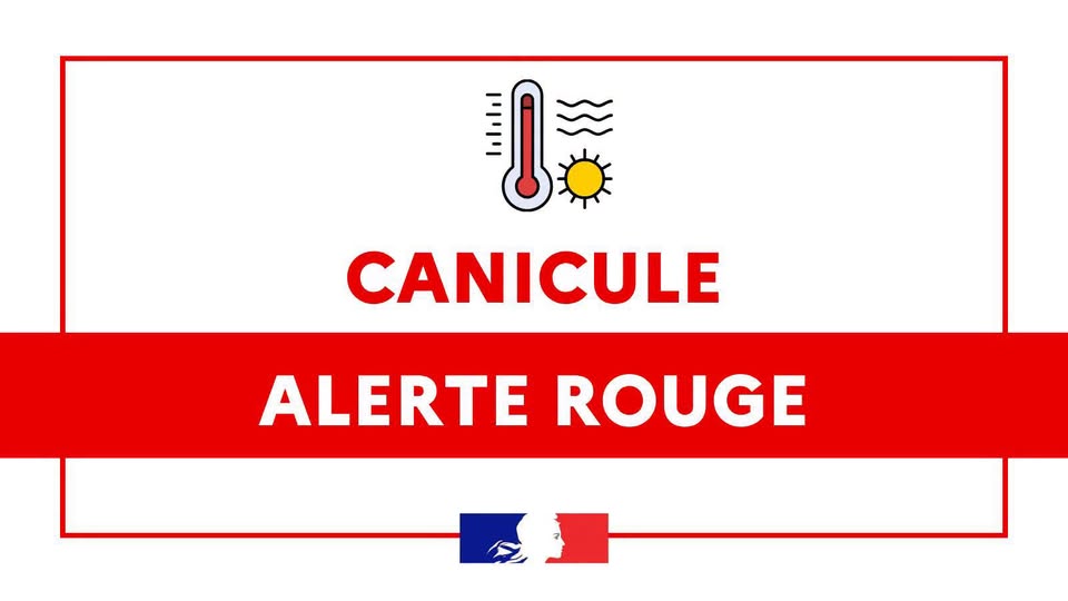 🌡️ ALERTE CANICULE – VIGILANCE ROUGE