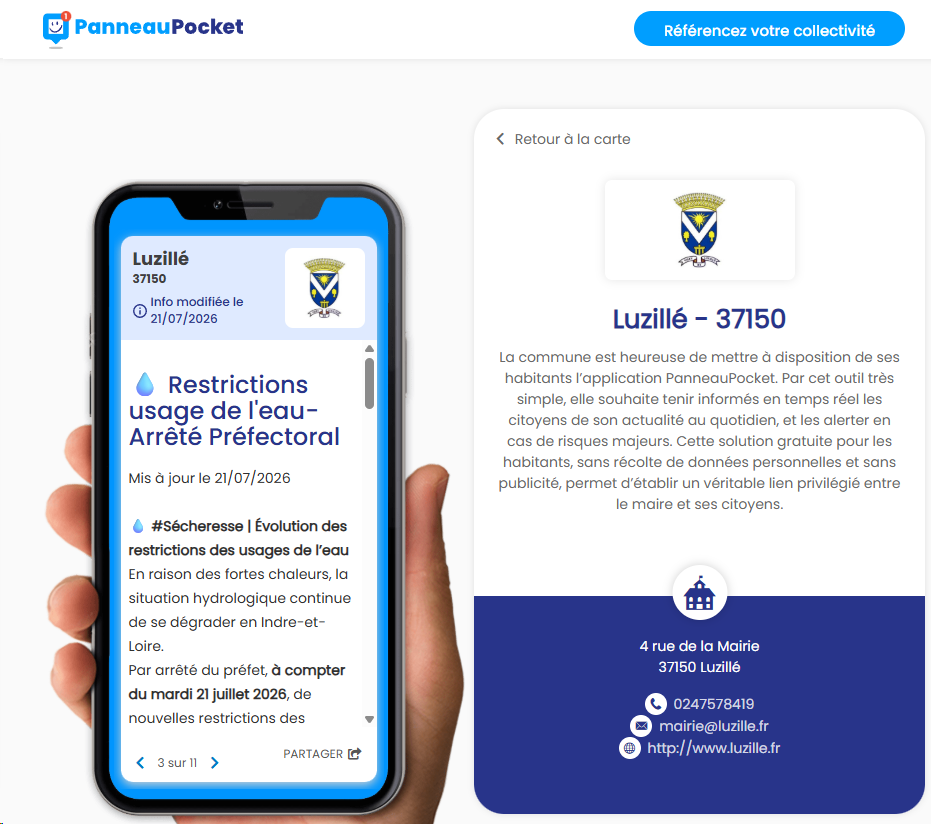 Appli panneau pocket