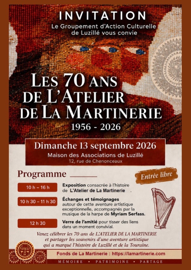 70 ans de l&rsquo;atelier de la Martinerie